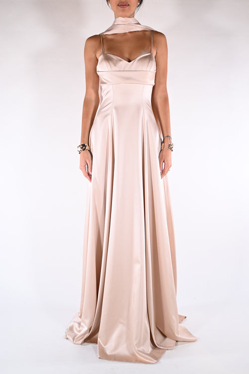 Abito con spalline rosa - Berti Mode Collection