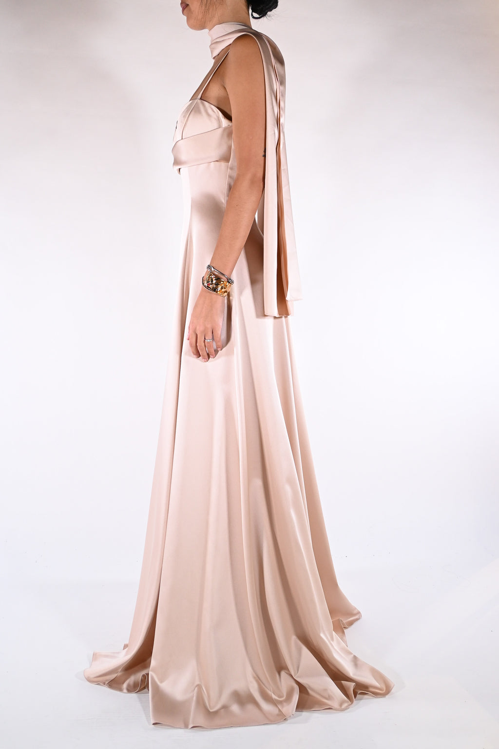 Abito con spalline rosa - Berti Mode Collection