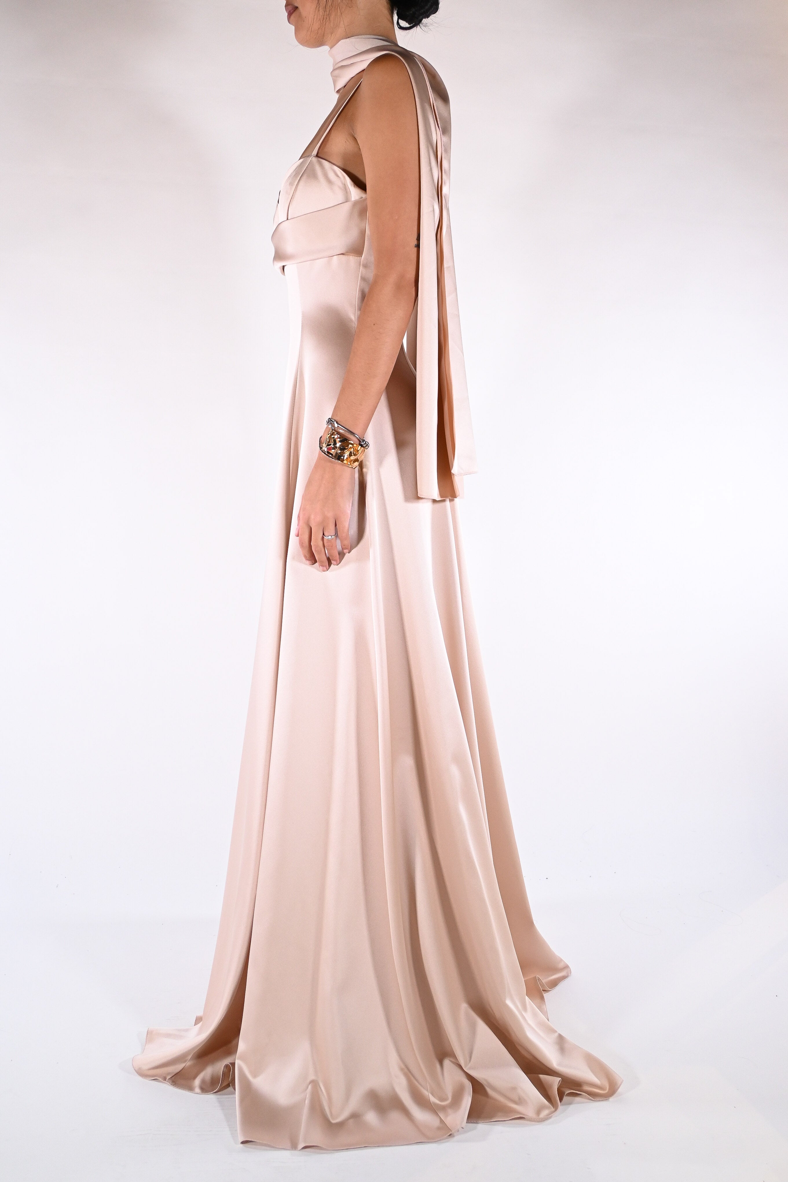 Abito con spalline rosa - Berti Mode Collection