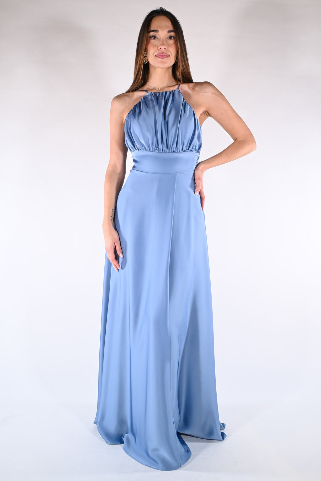 Abito con scollo all'Americana  - Berti Mode  Collection