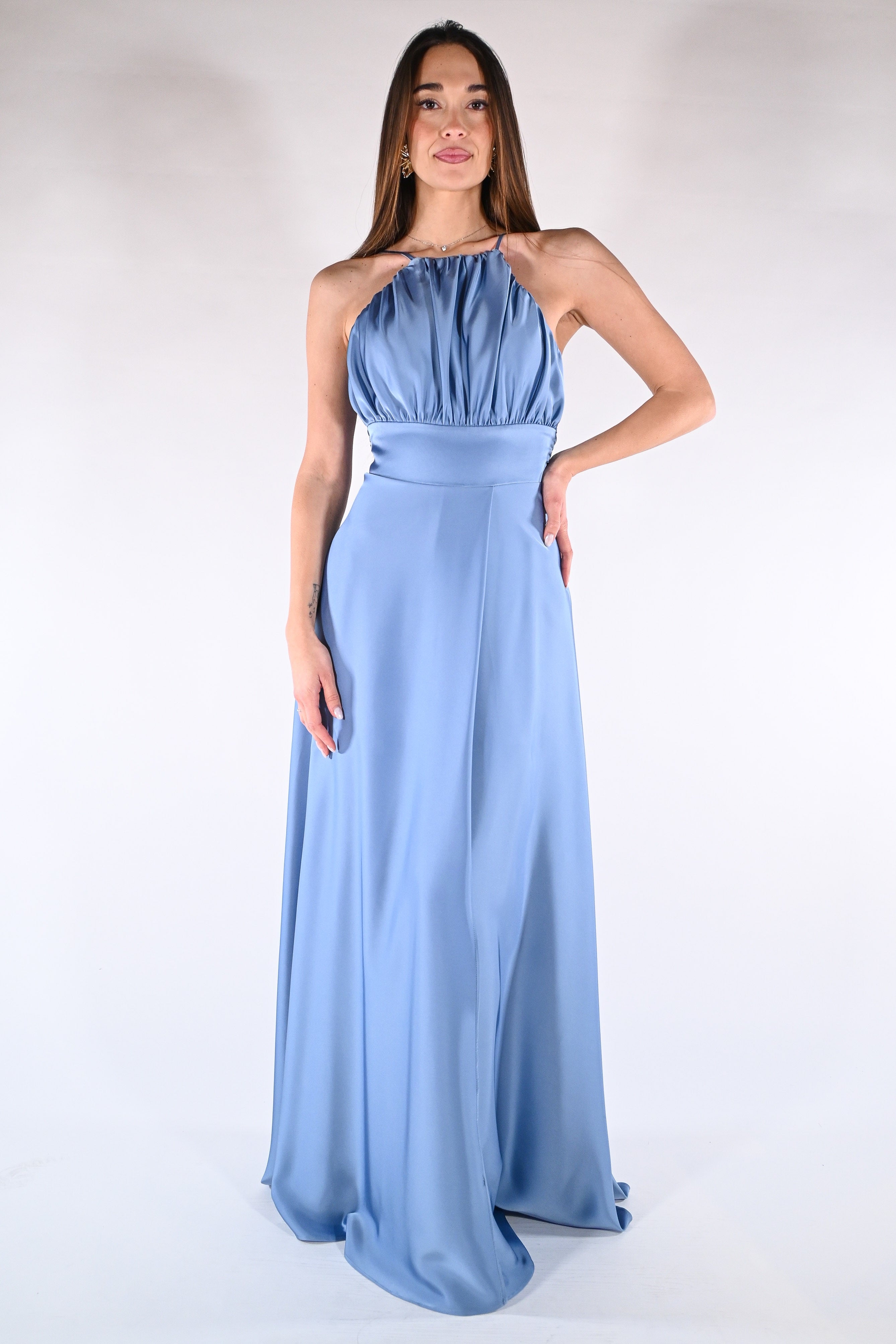 Abito con scollo all'Americana  - Berti Mode  Collection