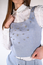 Top con strass - Marella