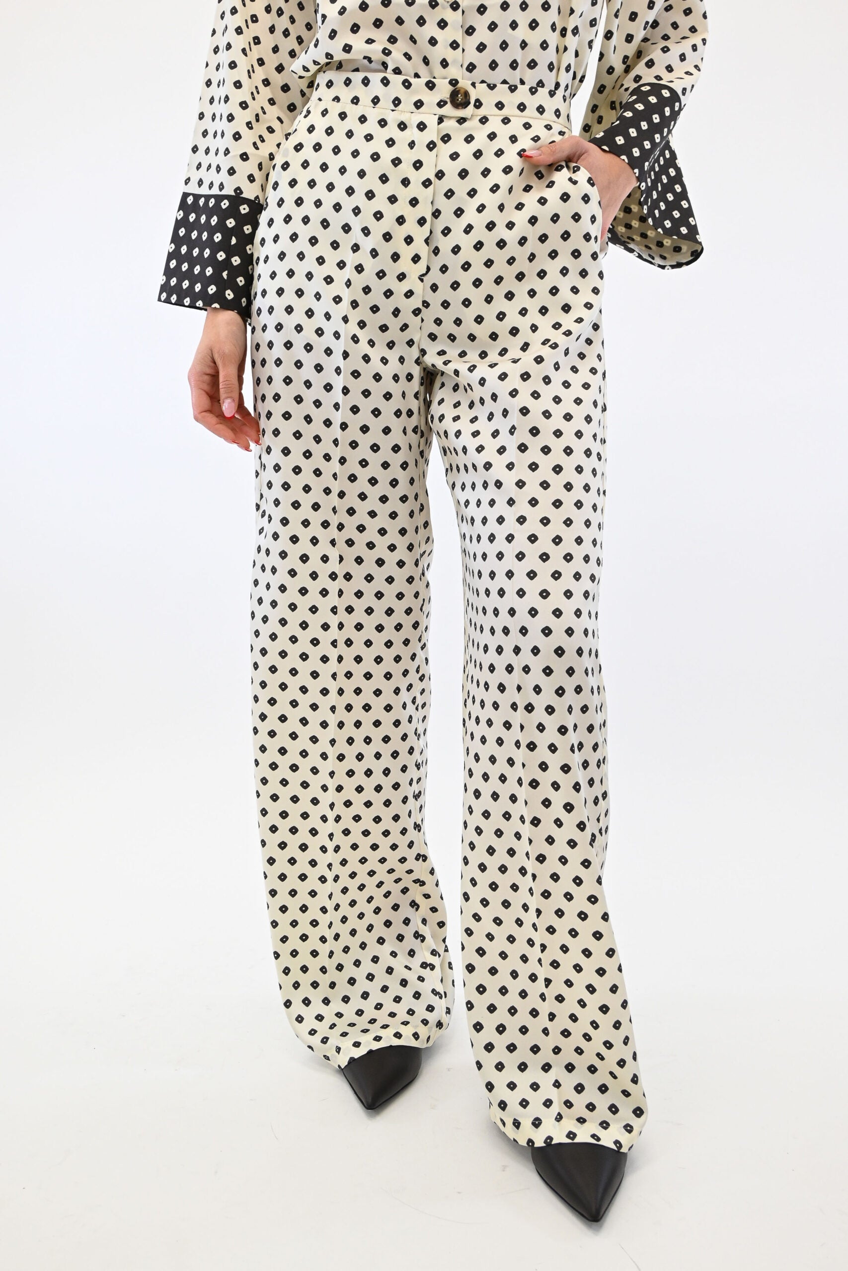 Emme Marella pantalone in fantasia