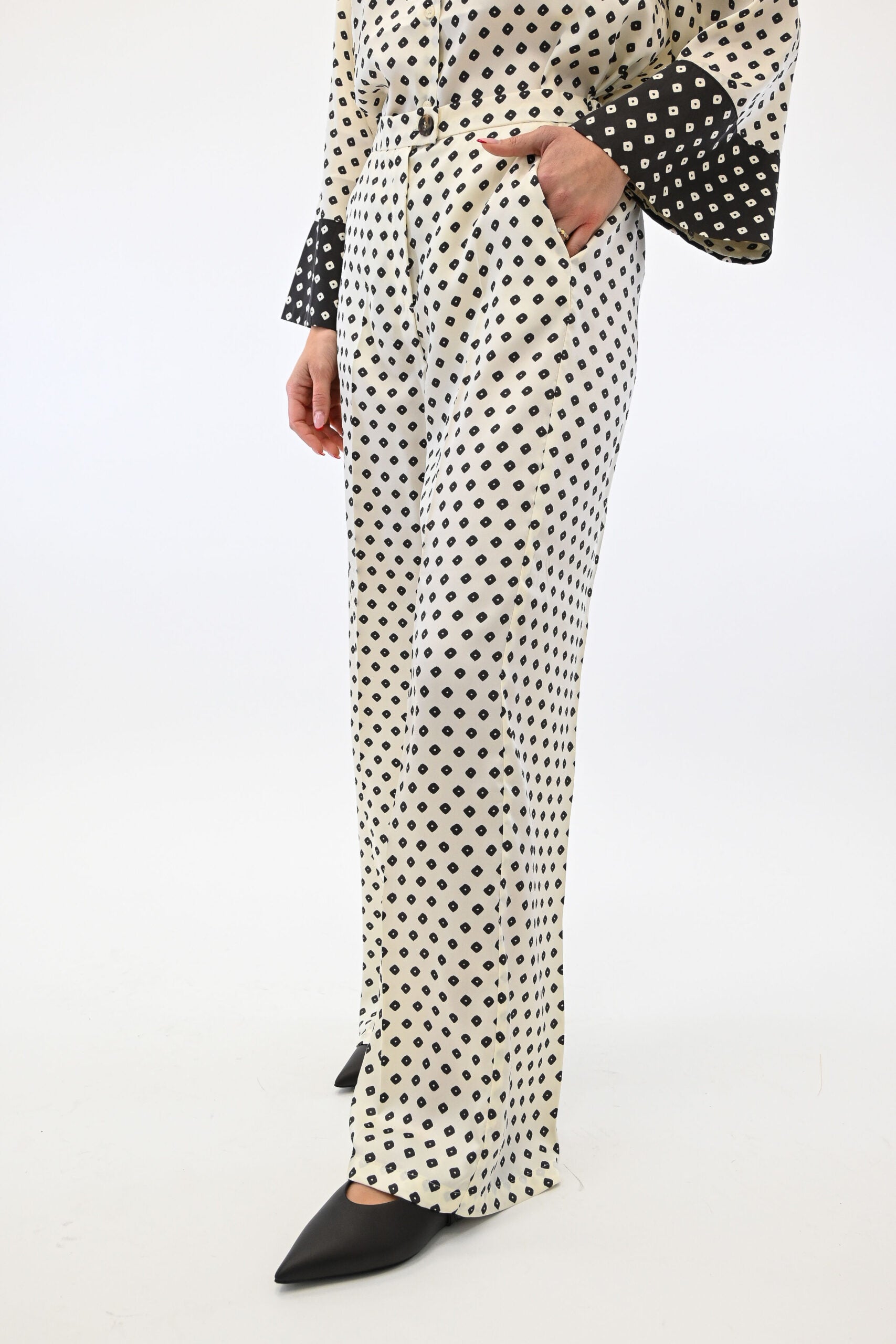 Emme Marella pantalone in fantasia