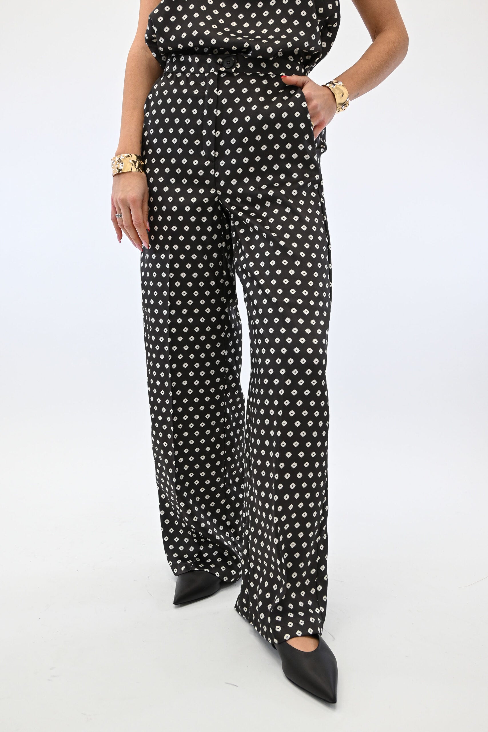 Emme Marella pantalone in fantasia