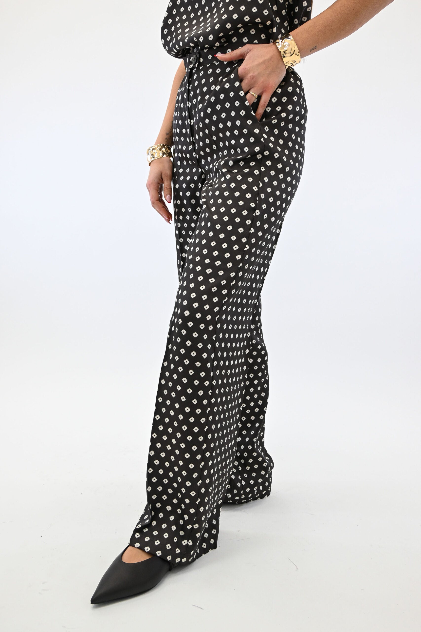 Emme Marella pantalone in fantasia