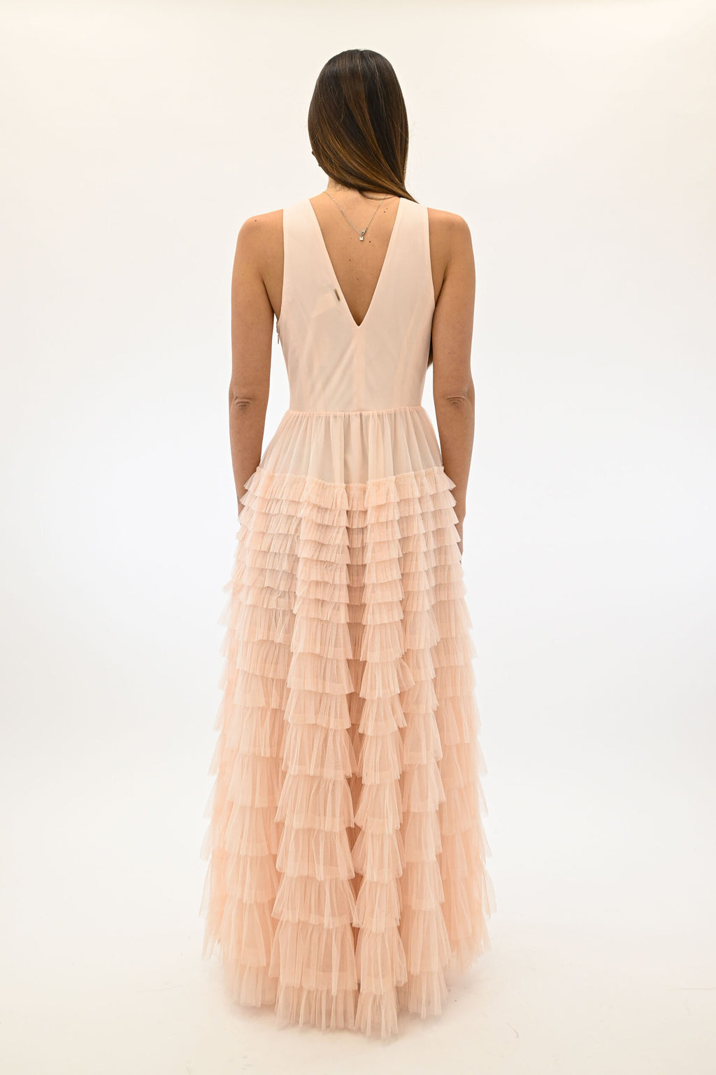 Twinset abito lungo rosa