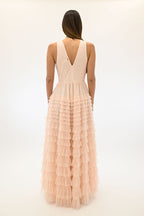 Twinset abito lungo rosa