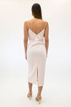 Twinset abito midi rosa