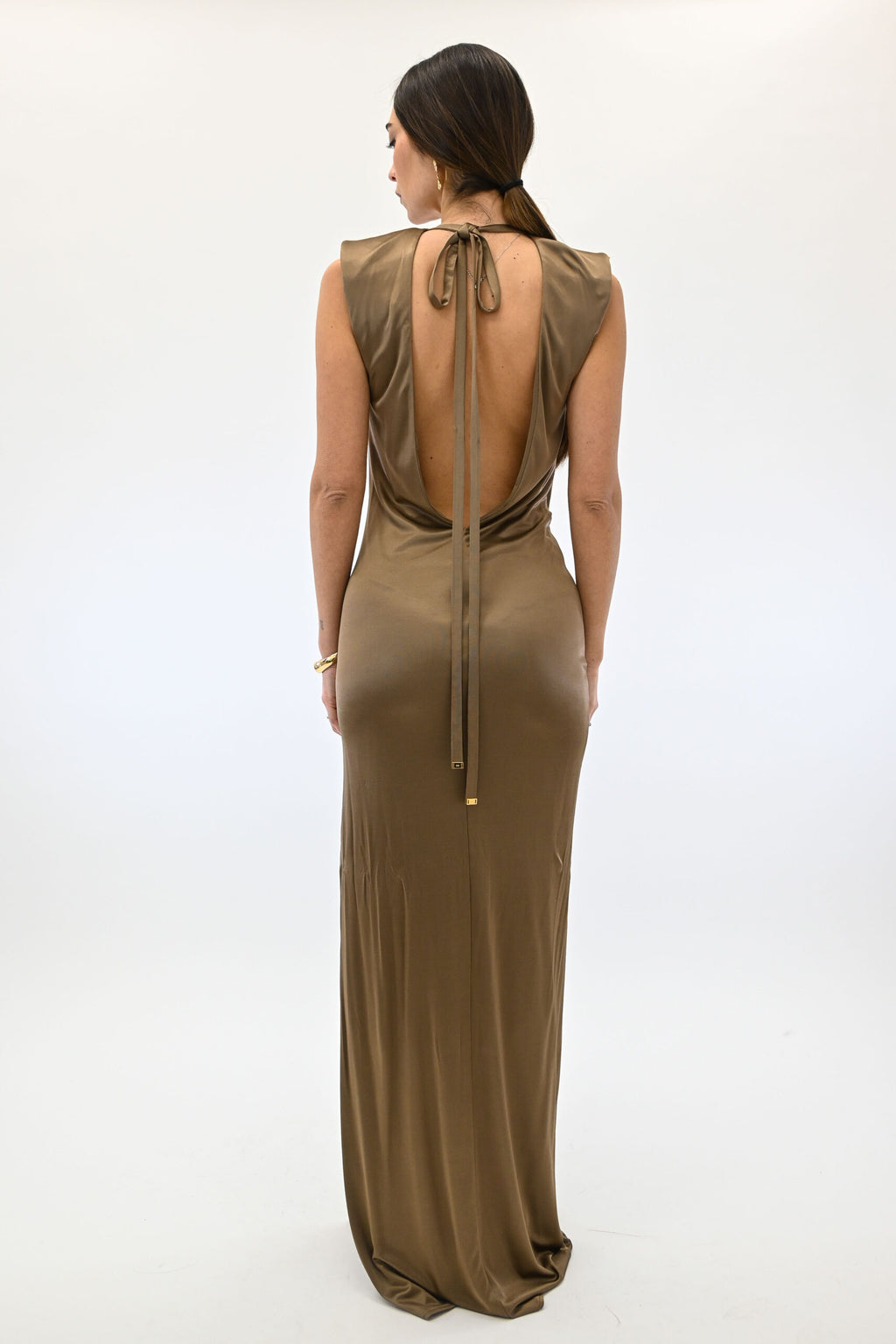 Elisabetta Franchi abito beige