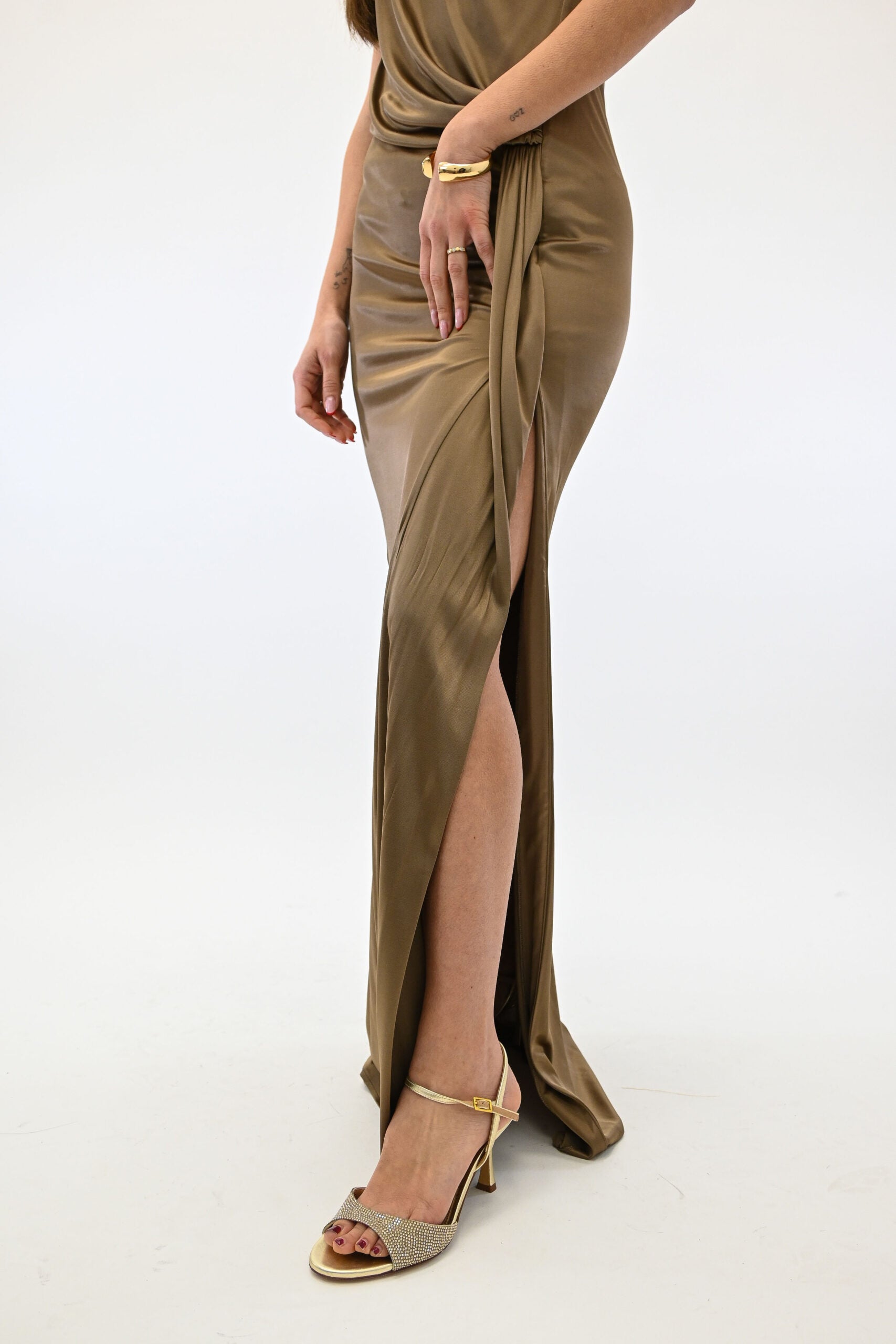 Elisabetta Franchi abito beige