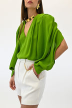 Elisabetta Franchi camicia verde