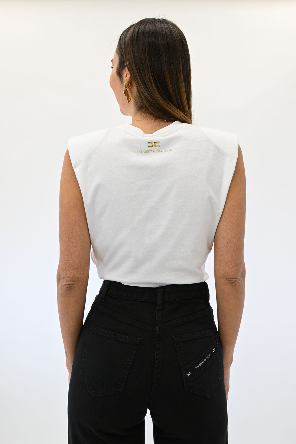 Elisabetta Franchi maglia bianca