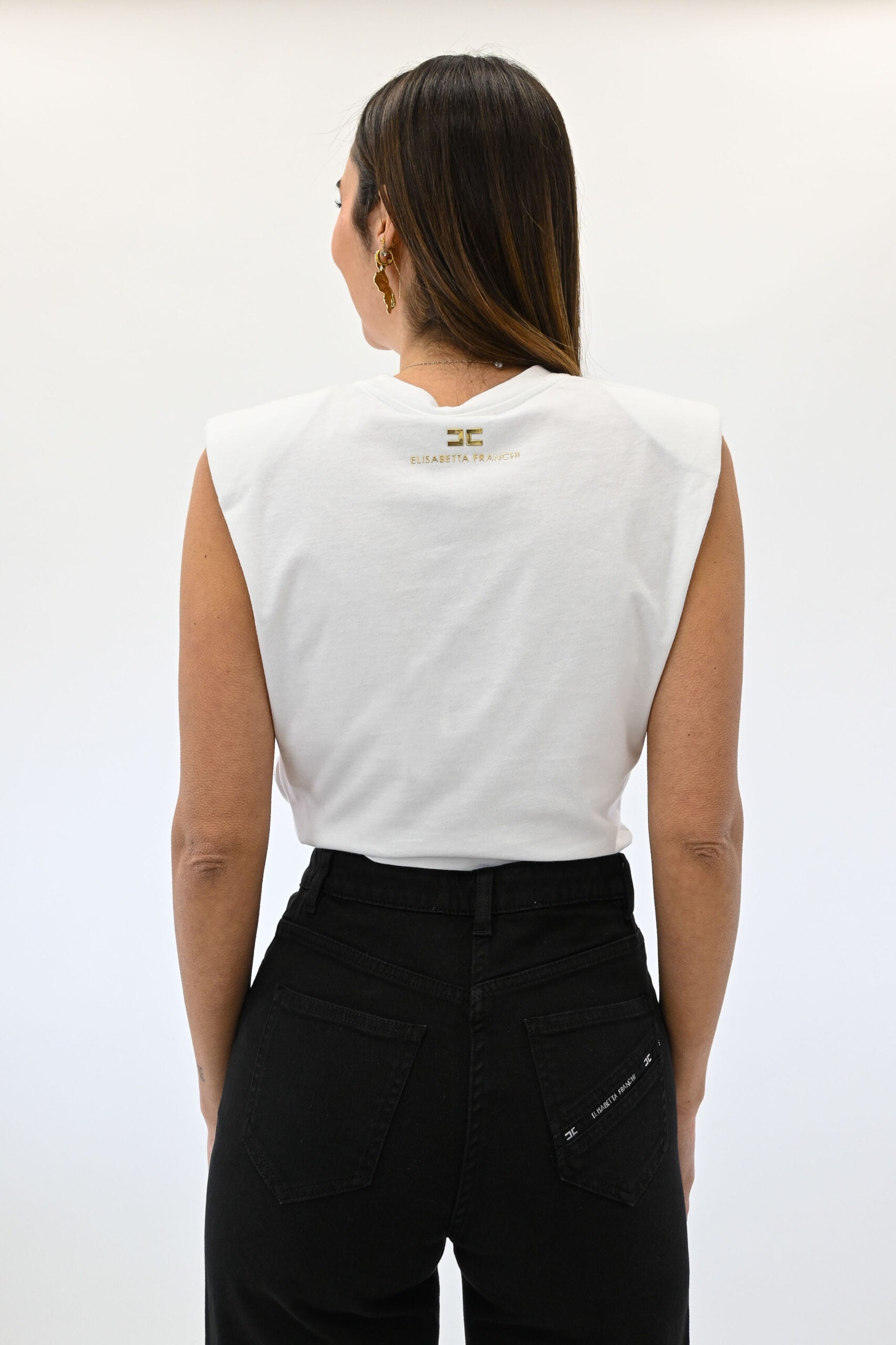 Elisabetta Franchi maglia bianca