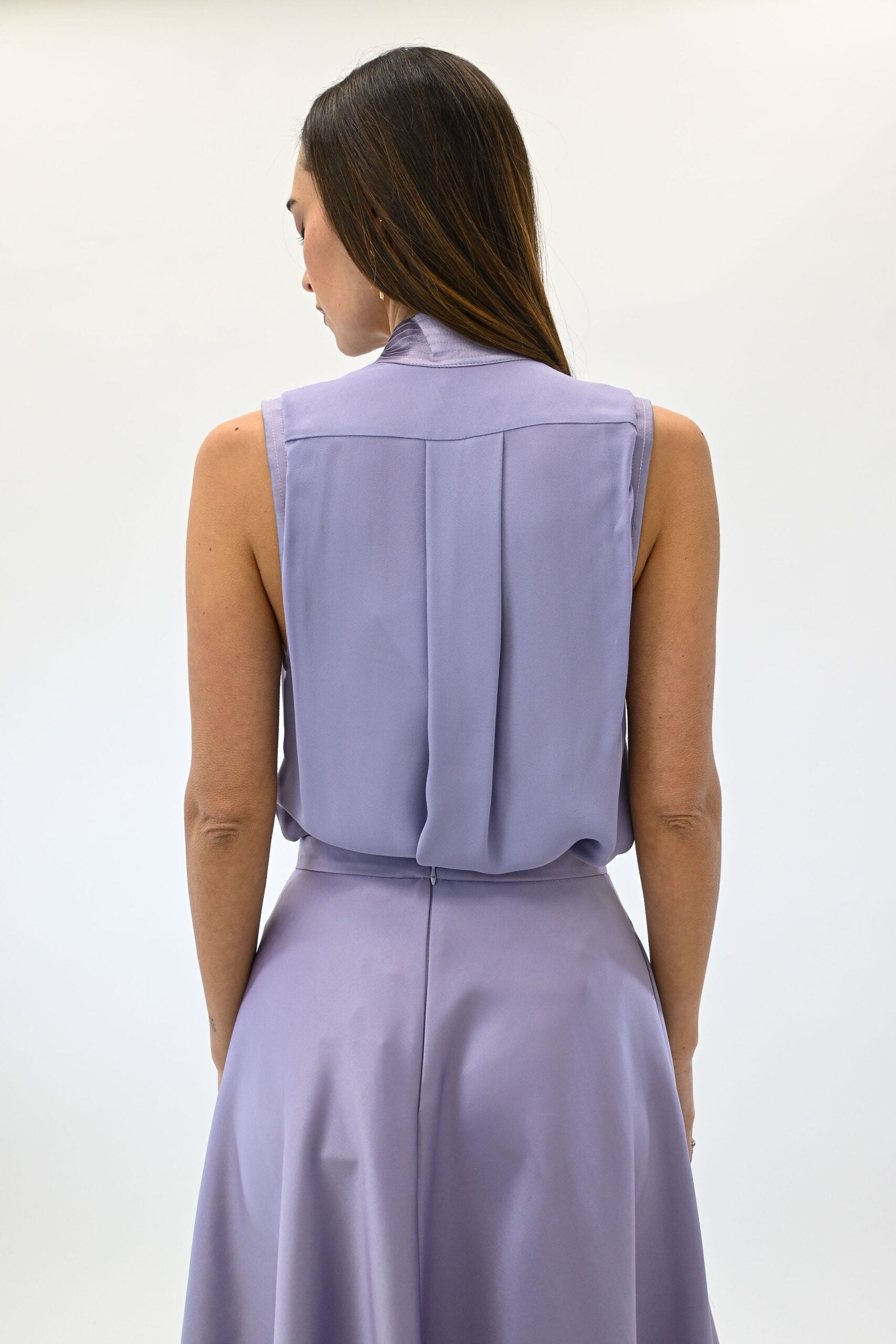 Elisabetta Franchi canotta lilla