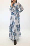 Marella abito in fantasia azzurro