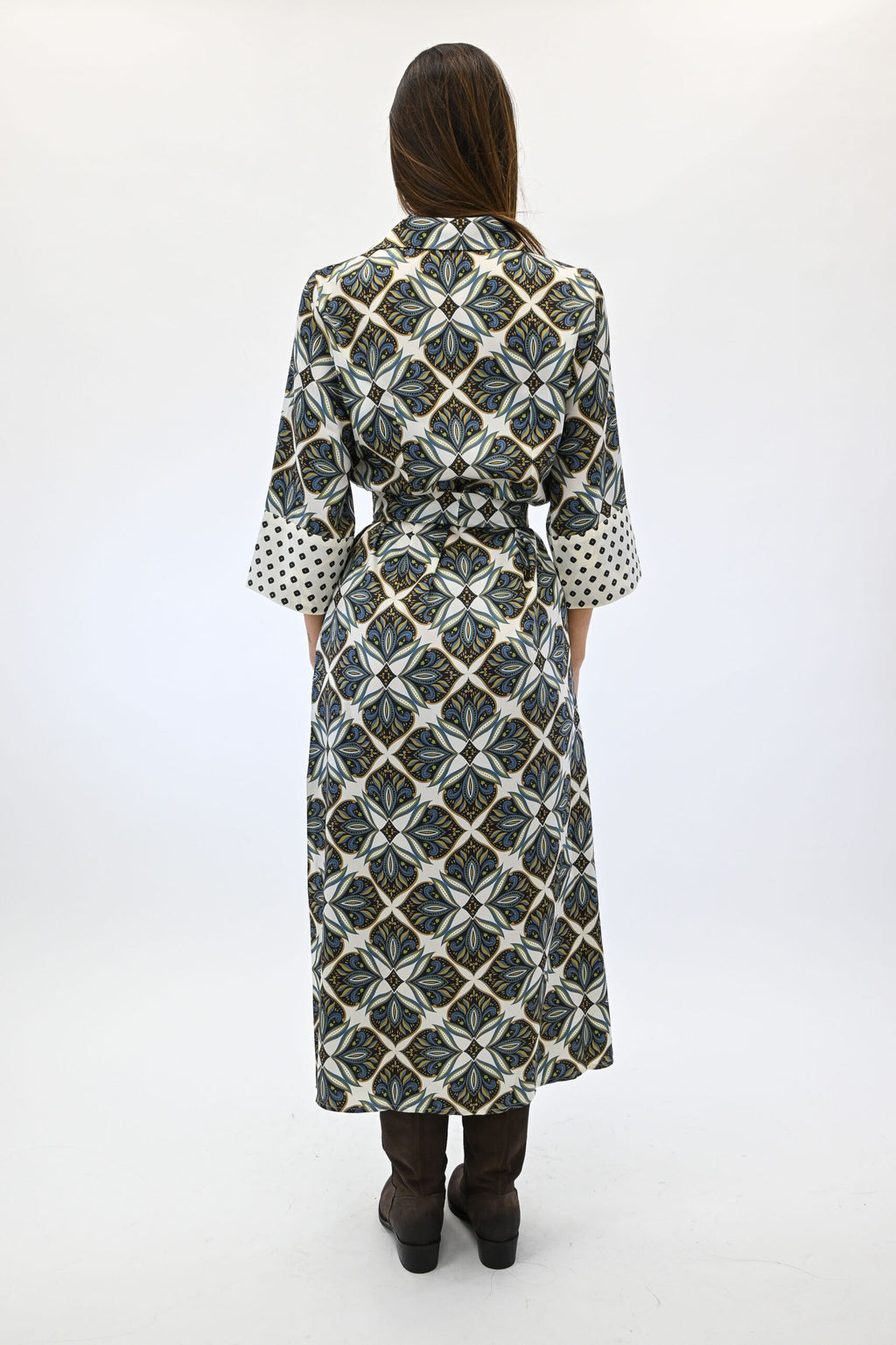 Emme Marella vestito in fantasia