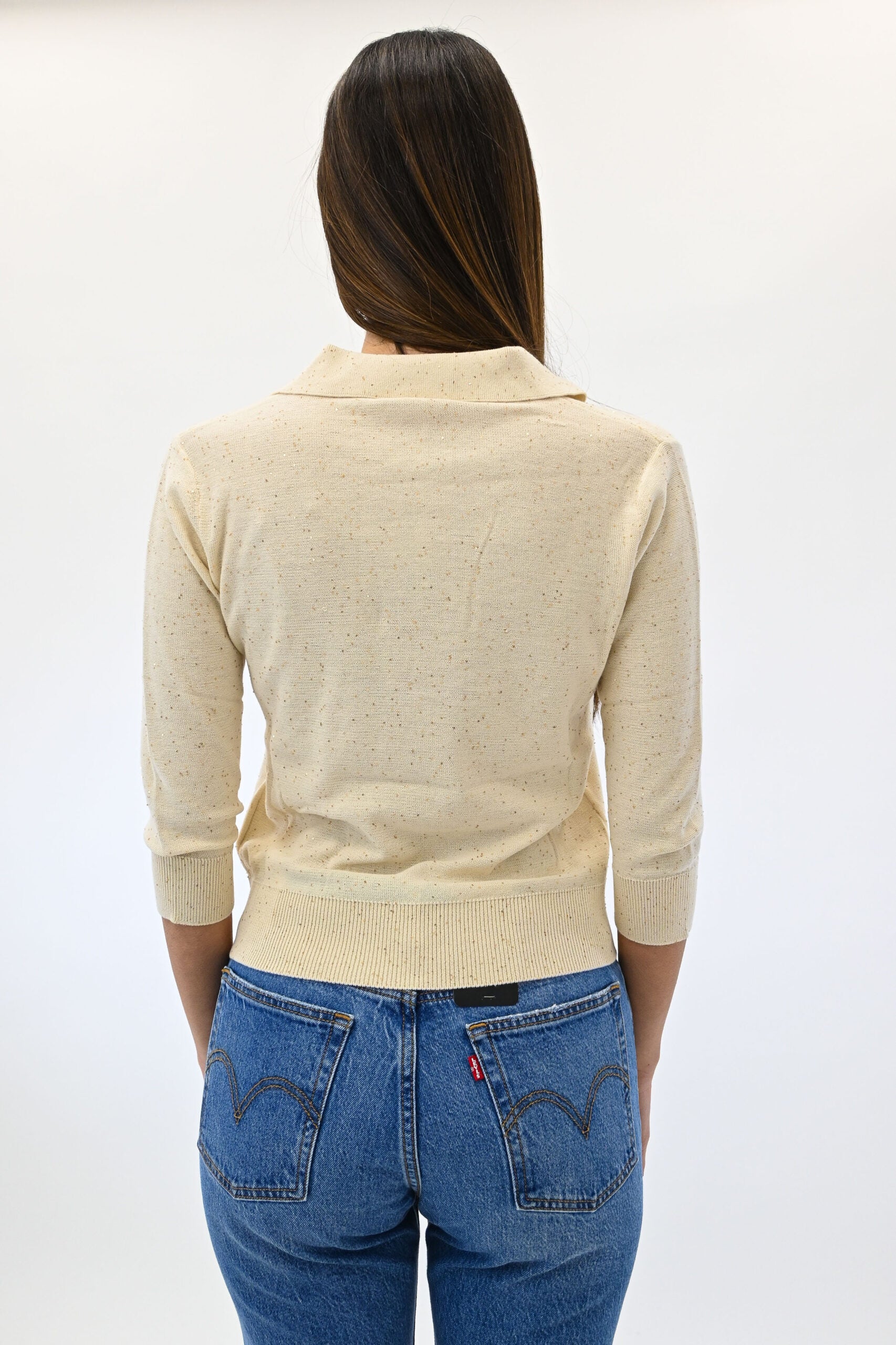 Emme Marella polo burro manica lunga