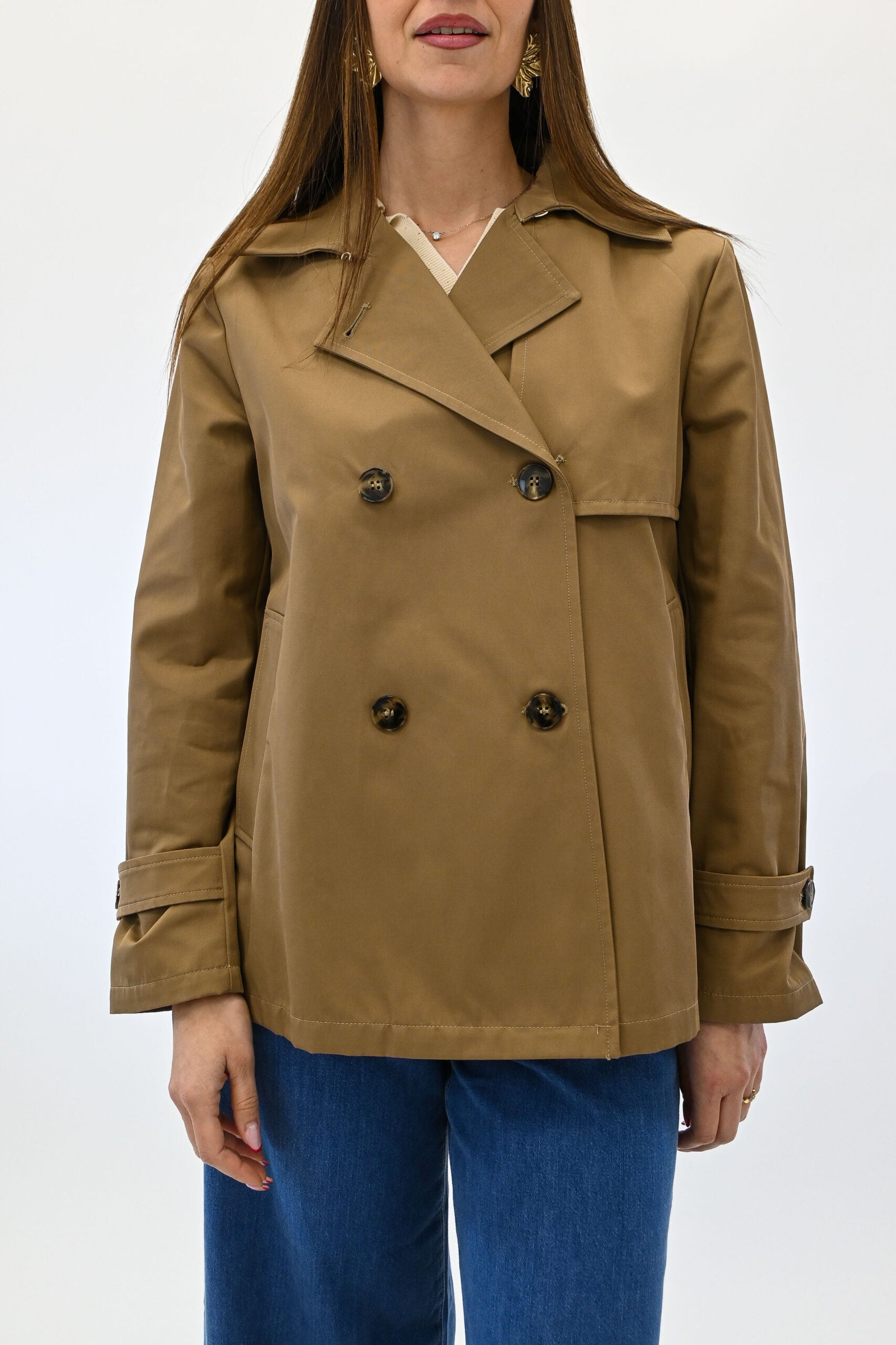 Emme Marella gabardina antigoccia beige