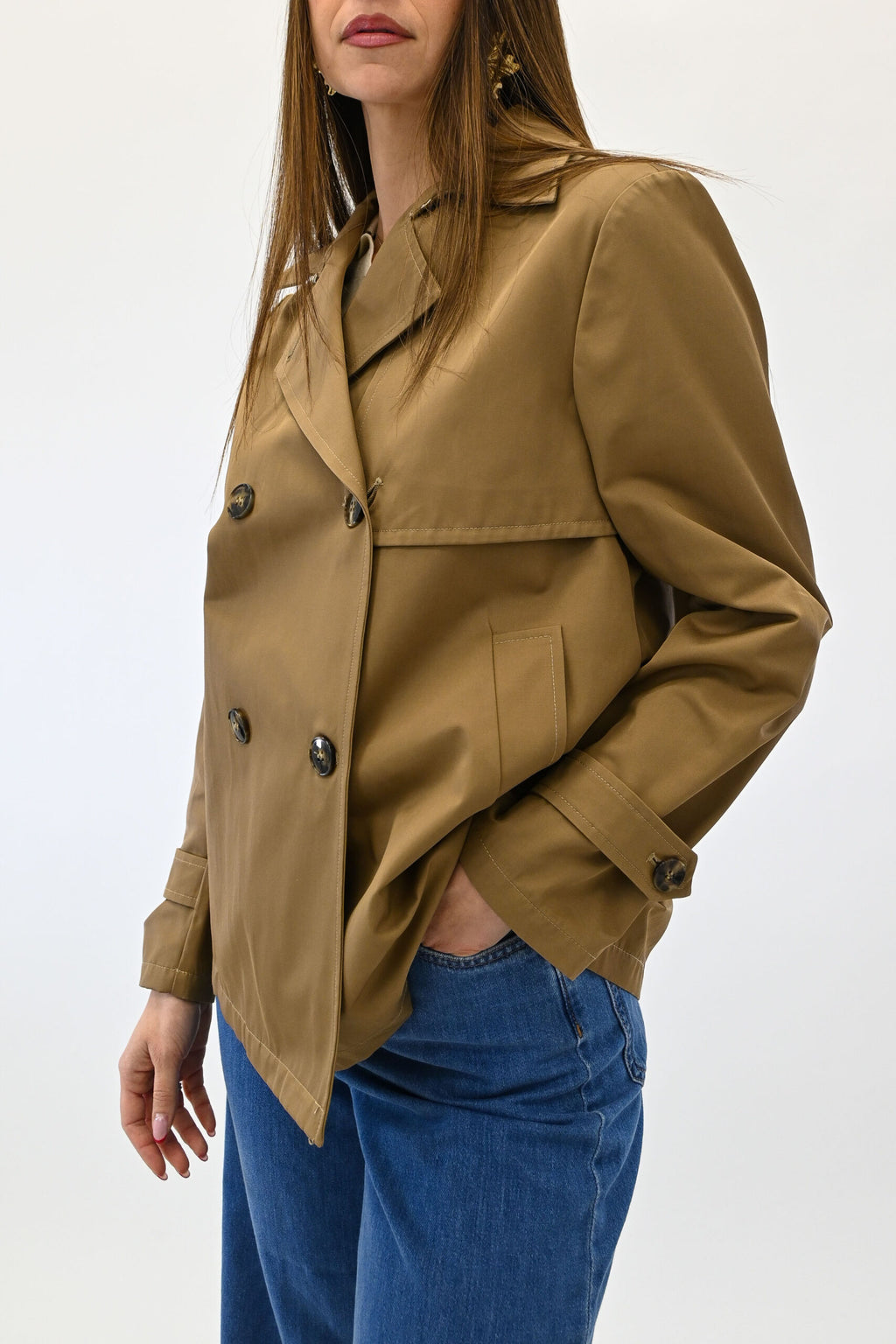 Emme Marella gabardina antigoccia beige