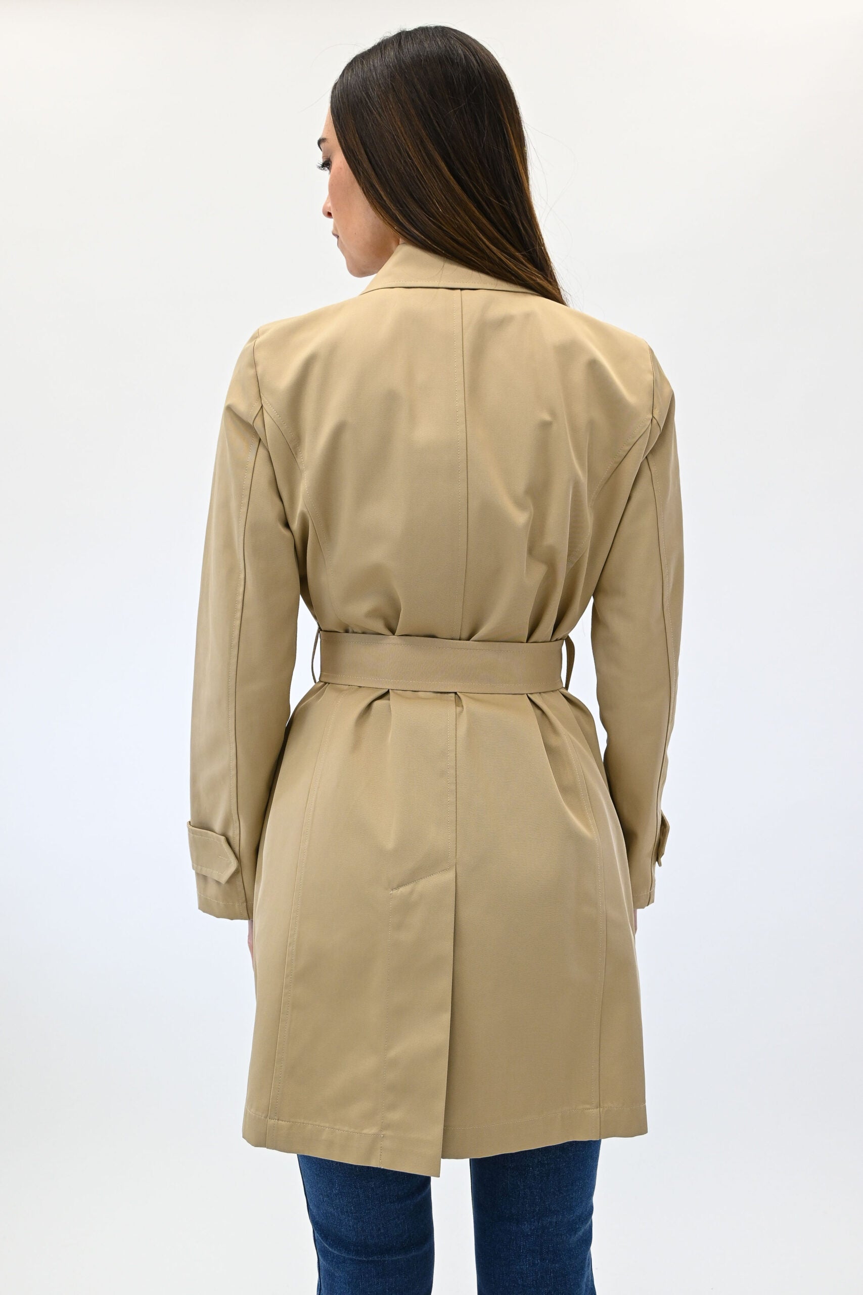 Emme Marella gabardina antigoccia lungo beige