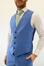 Completo tre pezzi azzurro - Berti Mode Collection