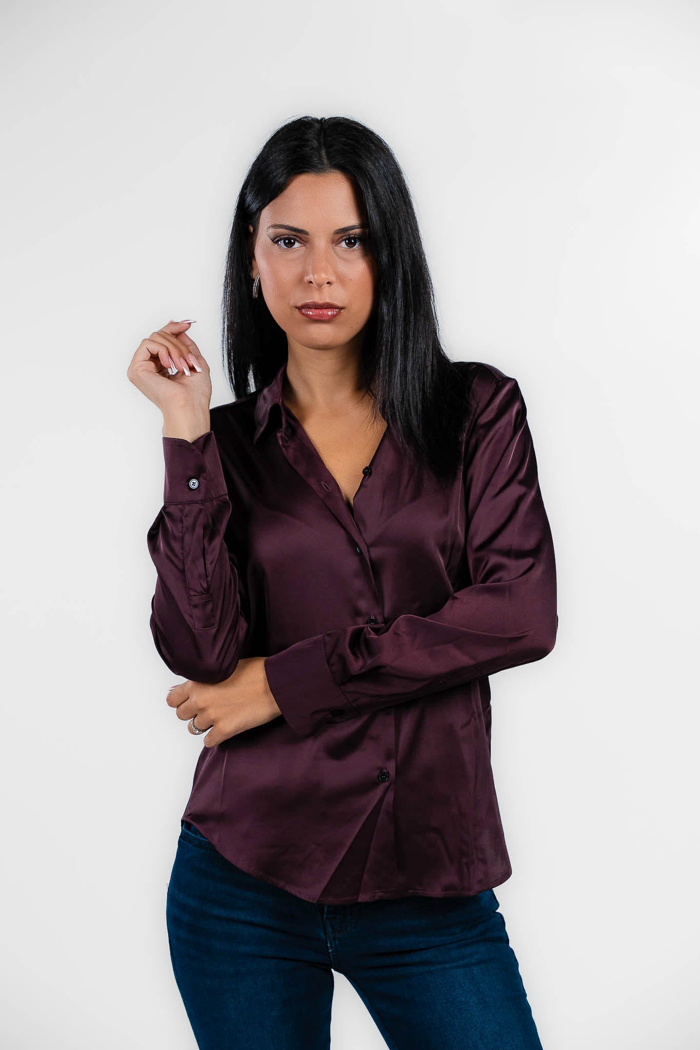 Emme Marella - Camicia bordeaux