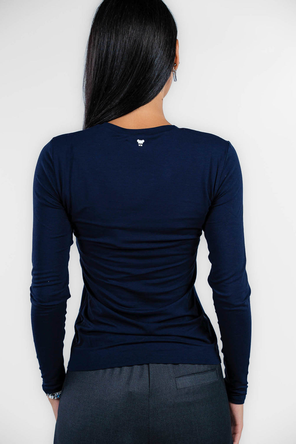 Weekend Maxmara - Maglia blu a manica lunga