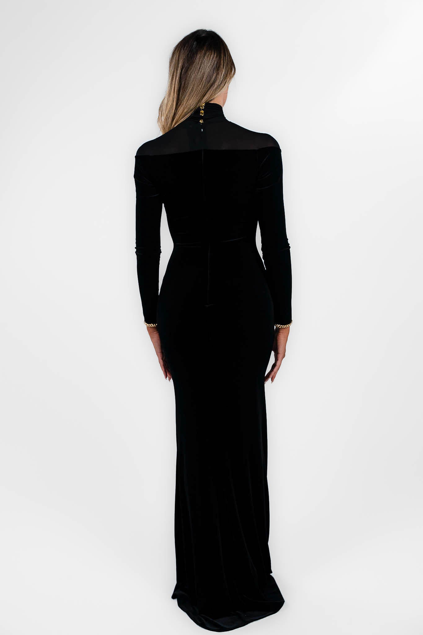 Elisabetta Franchi - abito lungo in velluto