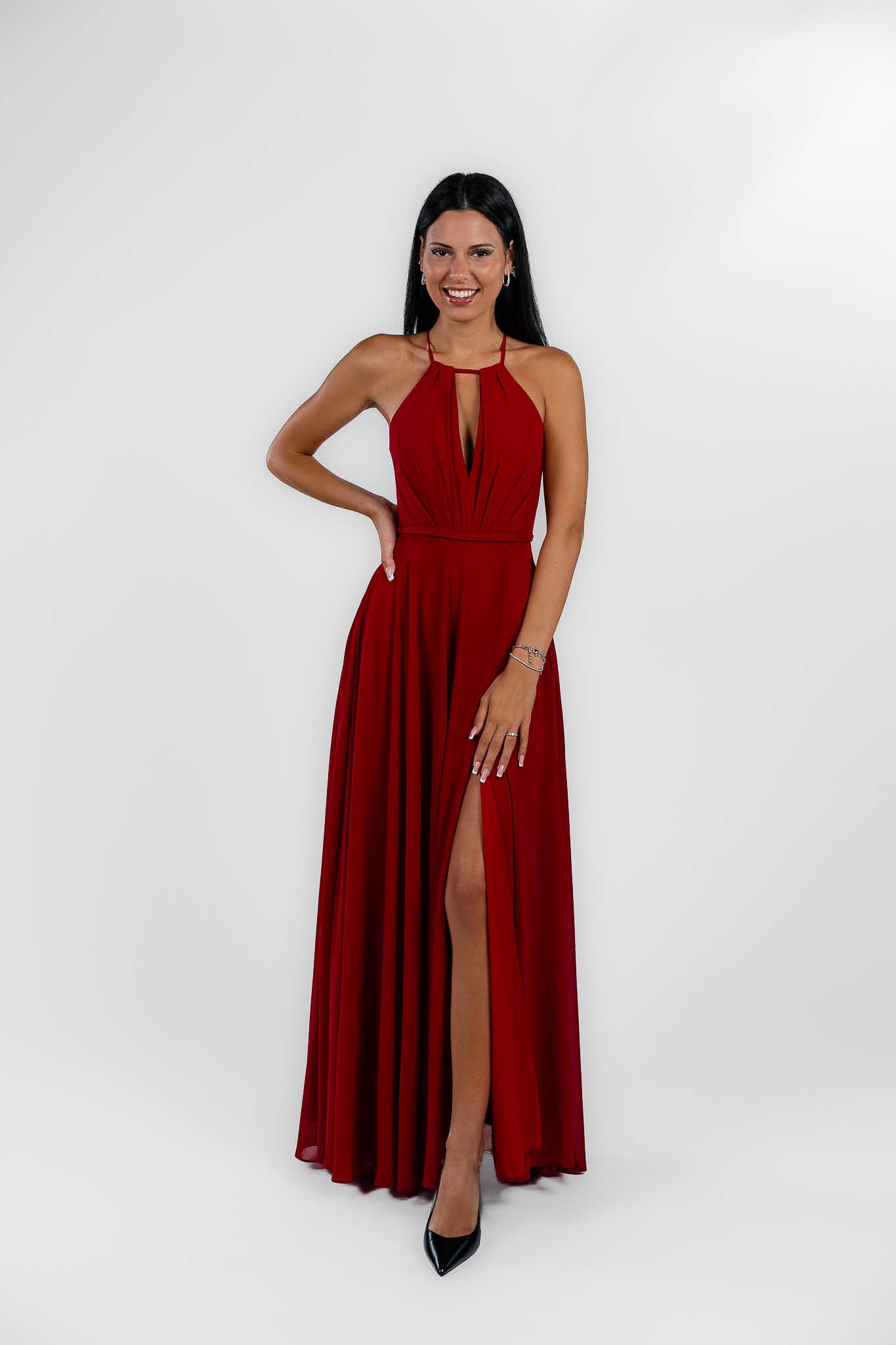 Berti Mode Collection - abito lungo rosso