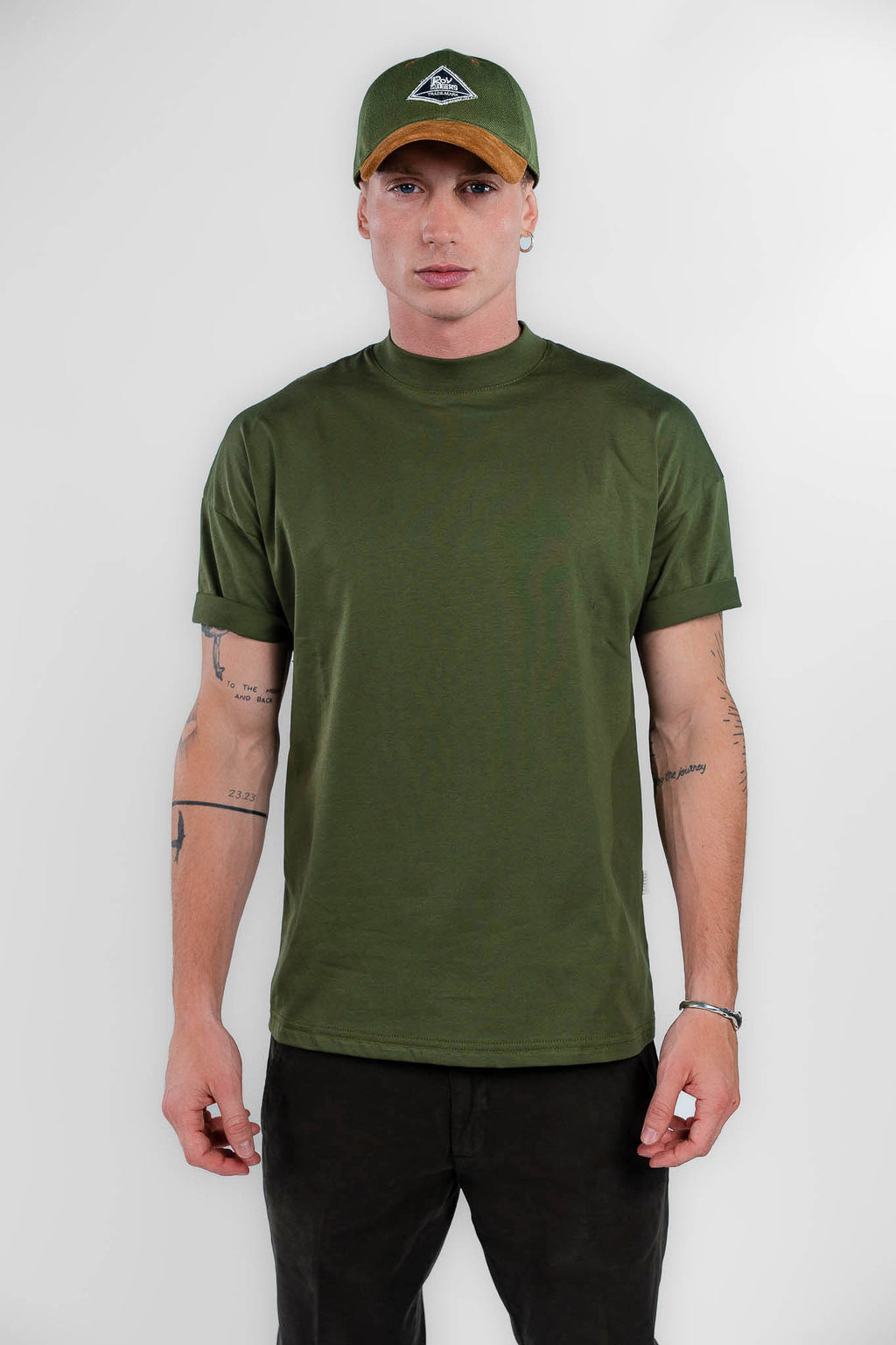 Over/D - t-shirt over verde