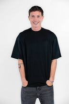 Over/D - t-shirt nera over