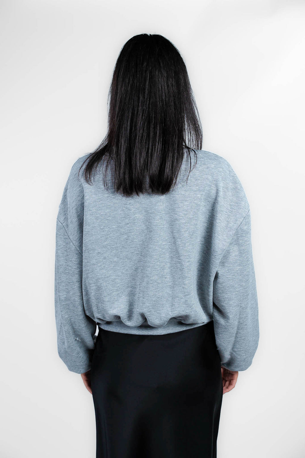 Rinascimento - Felpa grigia con scritte