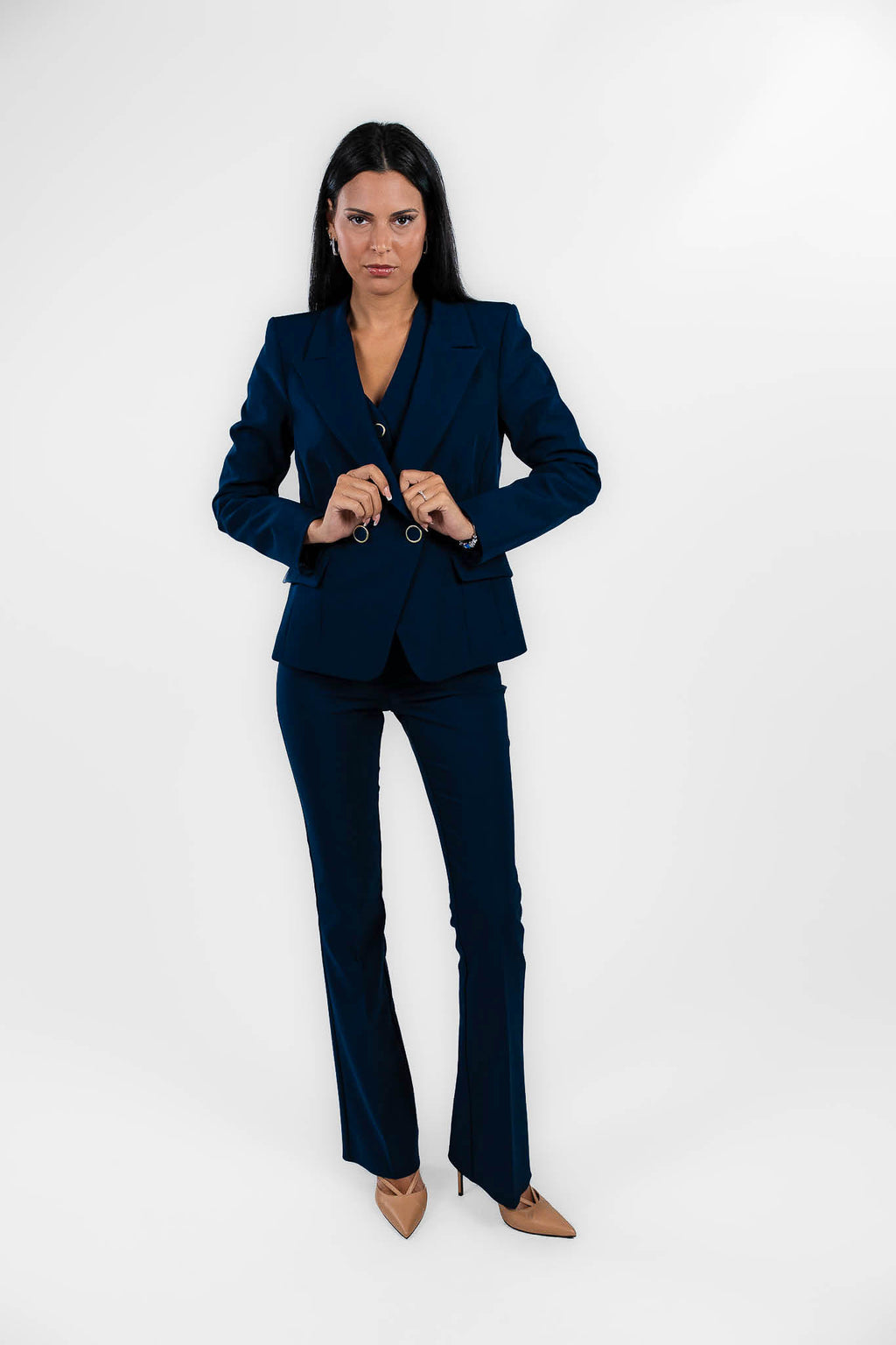 Rinascimento - Giacca doppiopetto blu