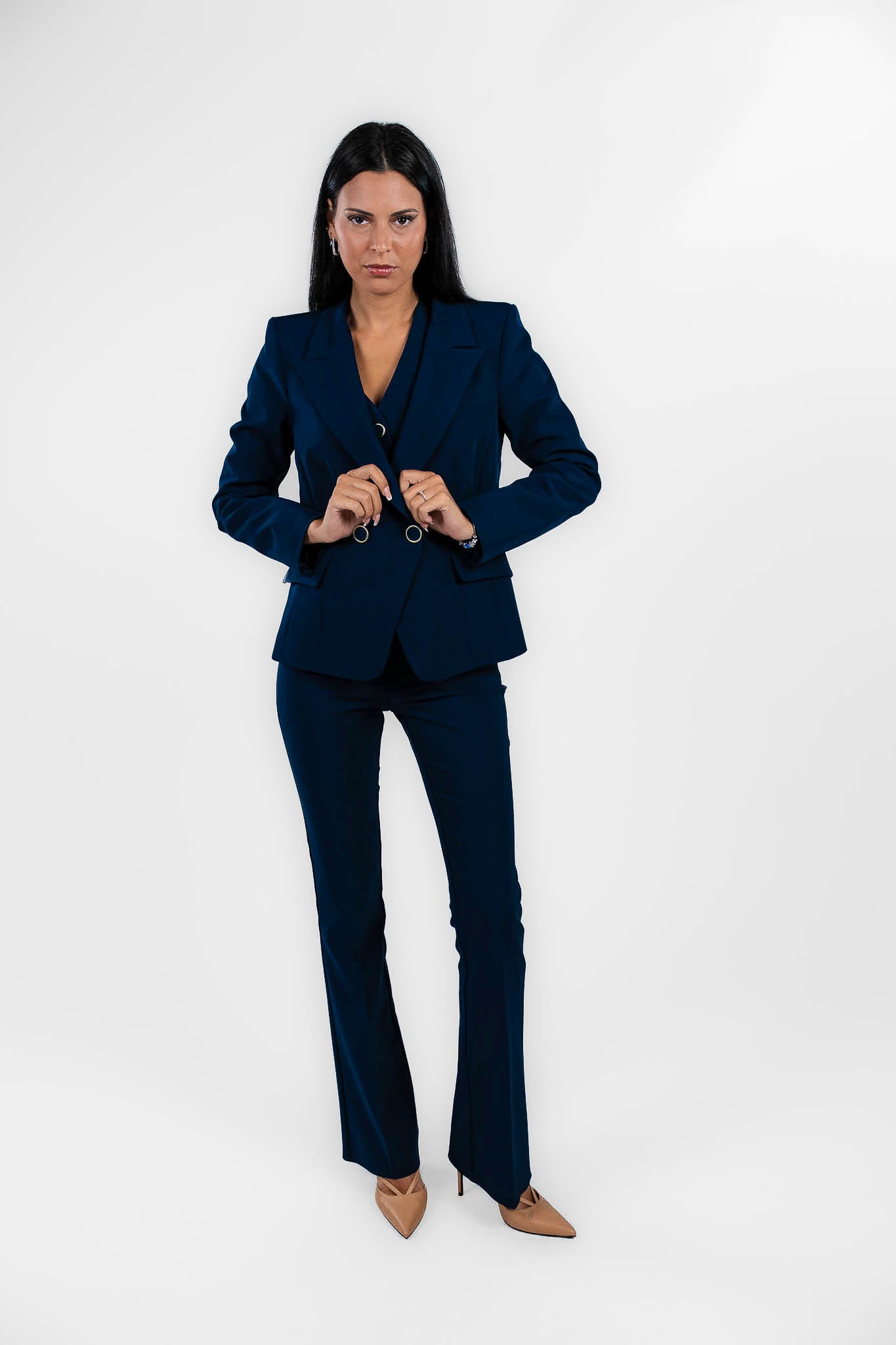 Rinascimento - Giacca doppiopetto blu