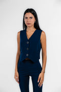 Rinascimento - Gilet blu