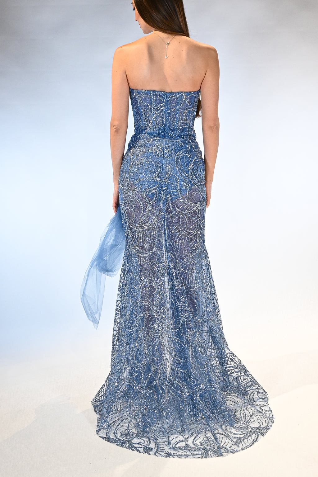 Abito senza spalline con scollo a cuore - Musani