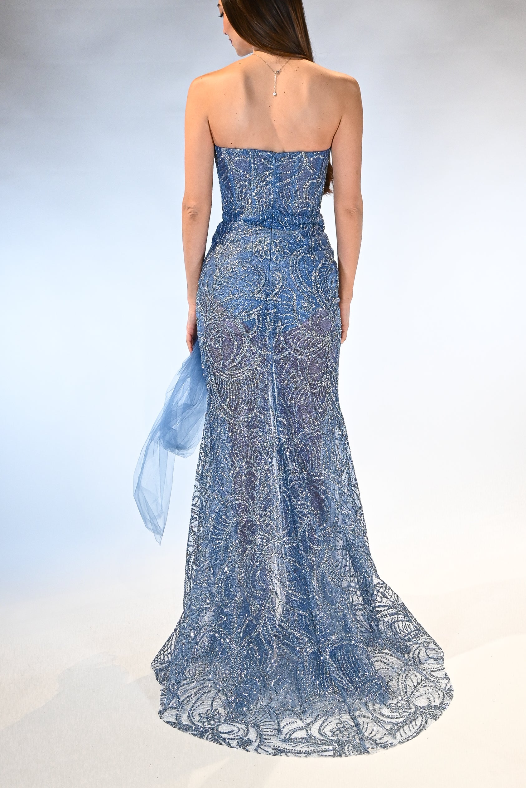 Abito senza spalline con scollo a cuore - Musani