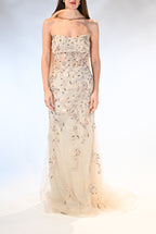 Abito a Sirena Ricami Gioiello e Trasparenze - Berti Mode Collection