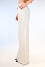 Pantalone gessato bianco - Vicolo