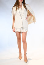 Giacca Mantella Gessata a Righe Sottili - Vicolo