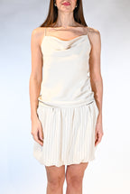 Gonna a palloncino gessata - Vicolo