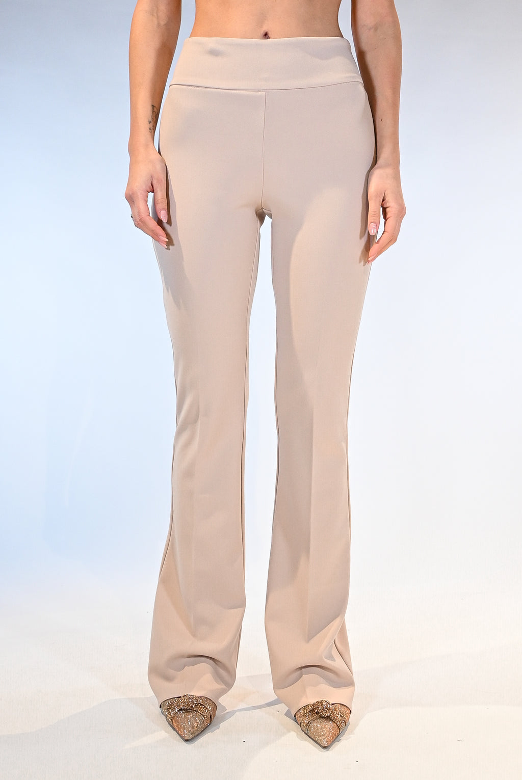Pantalone a Sigaretta Sartoriale – Beige Sabbia - Rinascimento