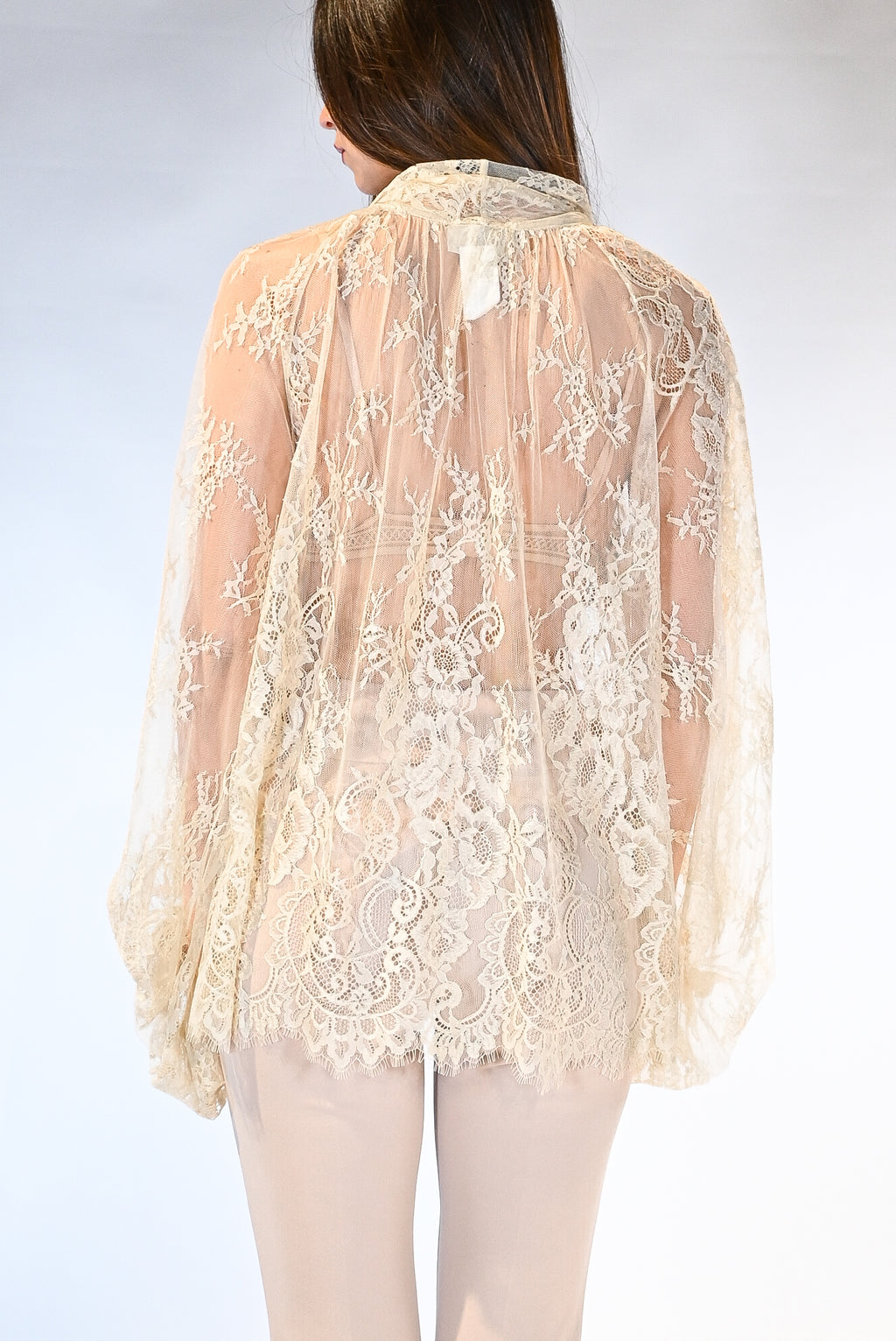 Camicia  in Pizzo avorio - Vicolo