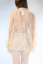 Camicia  in Pizzo avorio - Vicolo