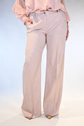 Pantalone a palazzo rosa cipria  - Persona