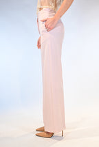 Pantaloni a palazzo rosa cipria  - Vicolo