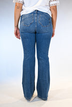Jeans flare lavaggio medio - Persona