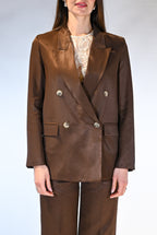 Blazer doppiopetto marrone - Vicolo