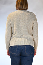 Maglia manica lunga in lurex oro - Persona